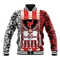 Second Bulgarian Empire Baseball Jacket Slavic Patterns - Wonder Print Shop