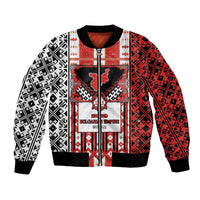 Second Bulgarian Empire Bomber Jacket Slavic Patterns - Wonder Print Shop