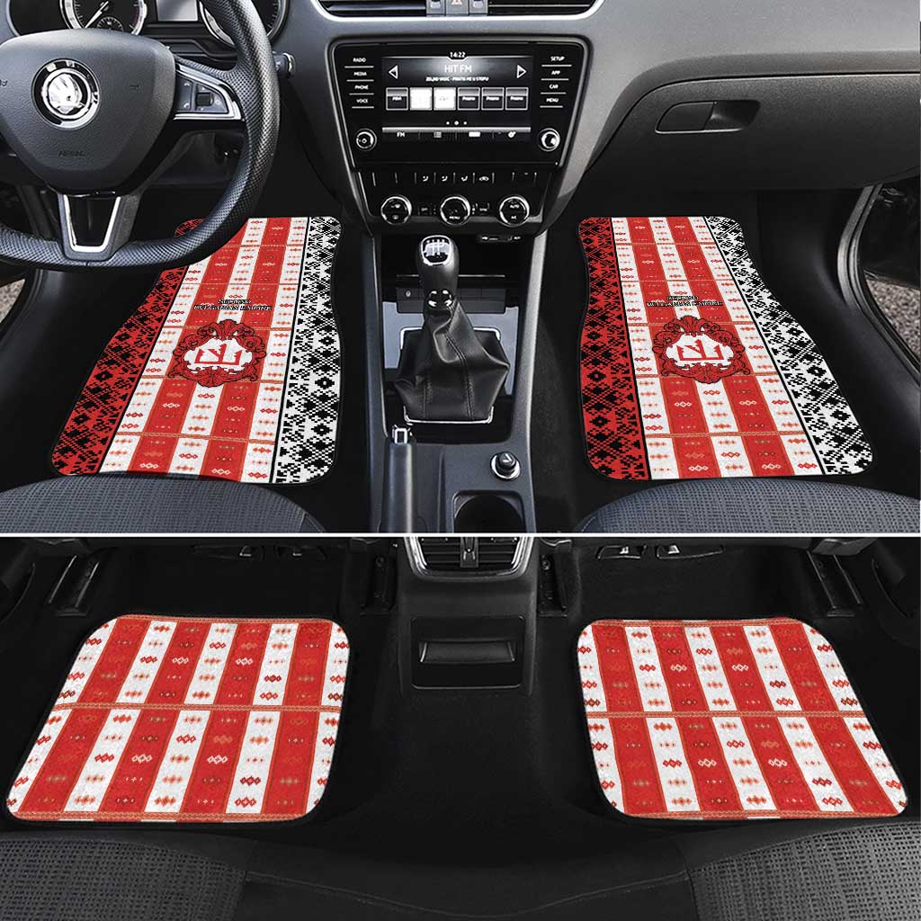 Second Bulgarian Empire Car Mats Slavic Patterns - Wonder Print Shop
