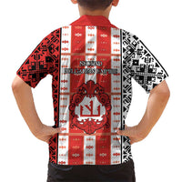 Second Bulgarian Empire Family Matching Puletasi and Hawaiian Shirt Slavic Patterns - Wonder Print Shop