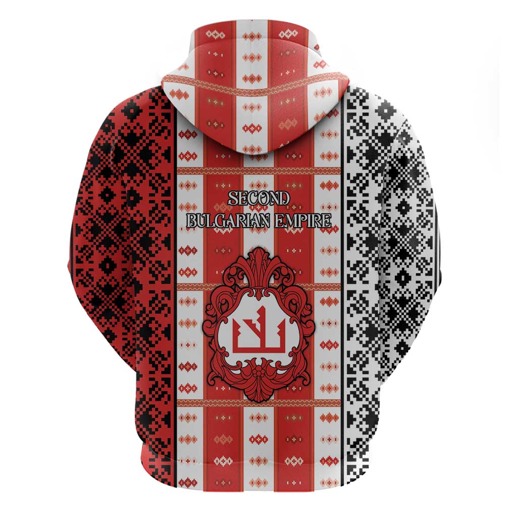 Second Bulgarian Empire Hoodie Slavic Patterns - Wonder Print Shop