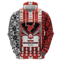 Second Bulgarian Empire Hoodie Slavic Patterns - Wonder Print Shop