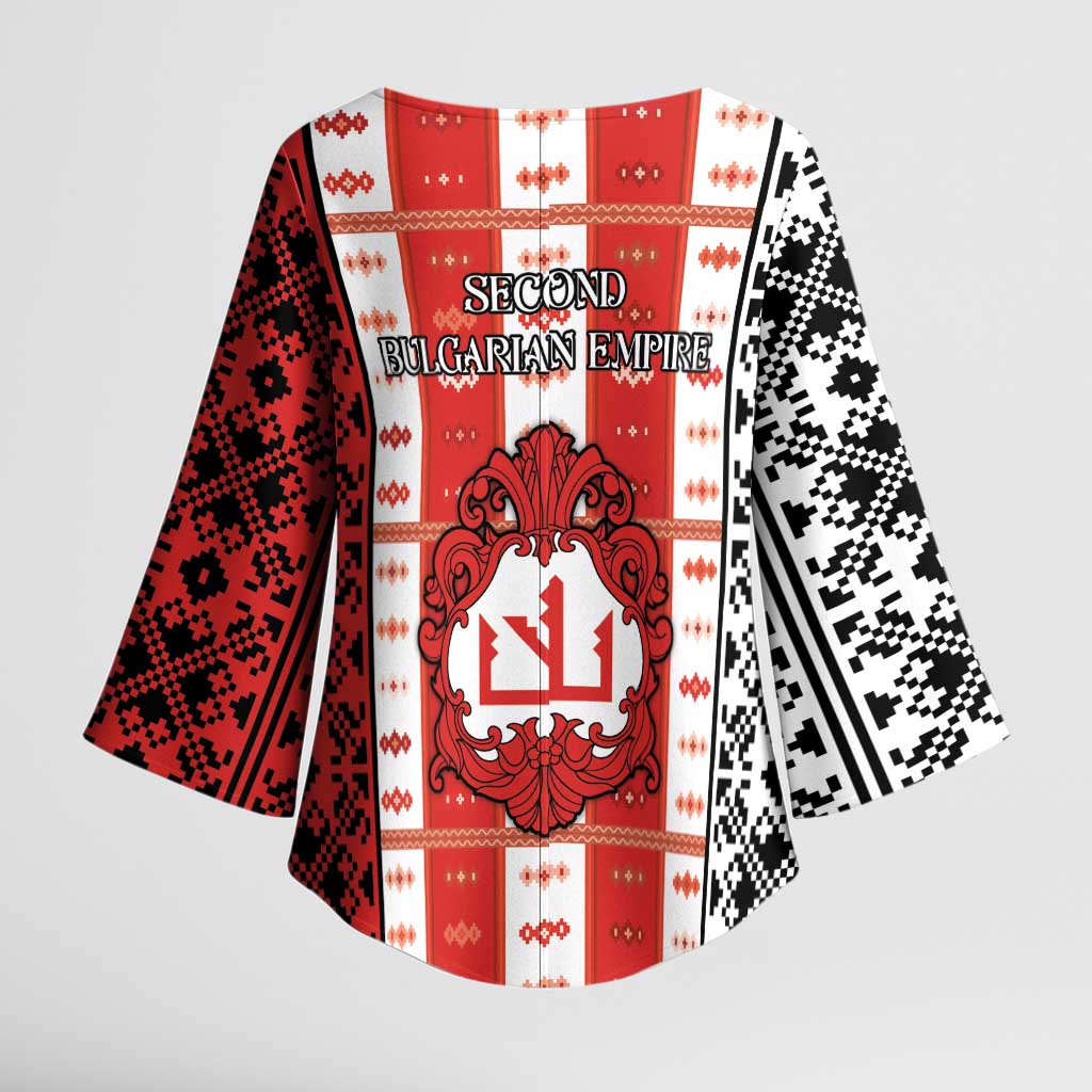 Second Bulgarian Empire Kimono Sleeve Blouse Slavic Patterns - Wonder Print Shop