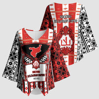 Second Bulgarian Empire Kimono Sleeve Blouse Slavic Patterns - Wonder Print Shop