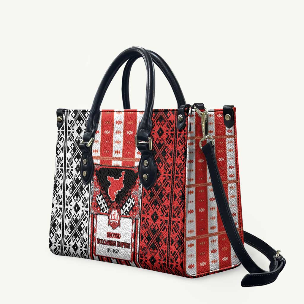 Second Bulgarian Empire Leather Bag Slavic Patterns - Wonder Print Shop
