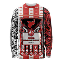 Second Bulgarian Empire Long Sleeve Shirt Slavic Patterns - Wonder Print Shop