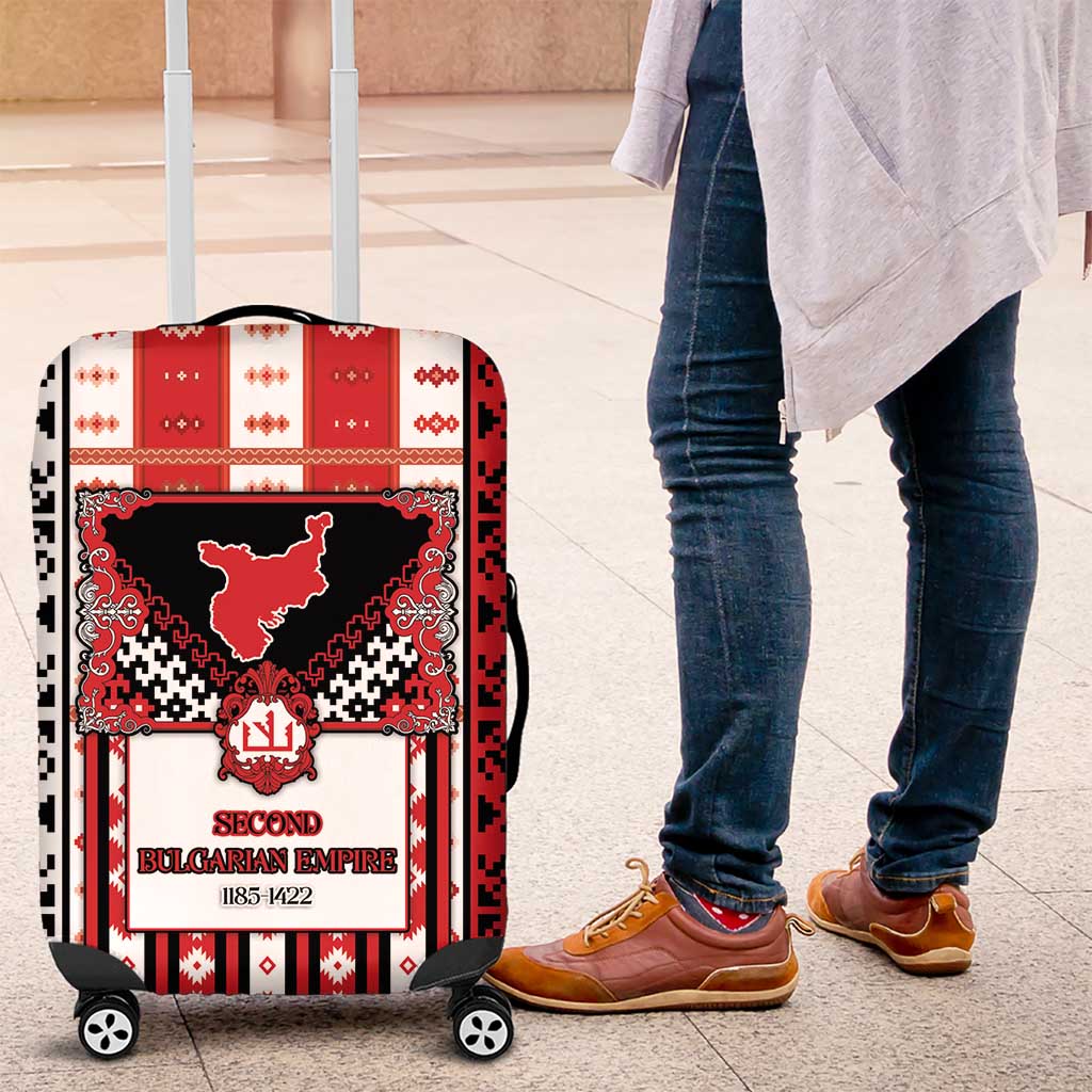 Second Bulgarian Empire Luggage Cover Slavic Patterns - Wonder Print Shop