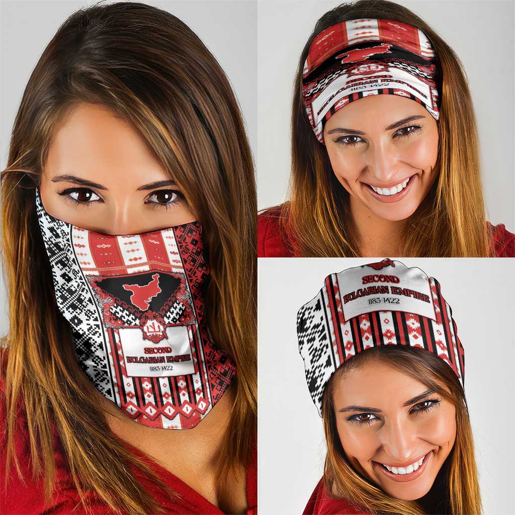 Second Bulgarian Empire Neck Gaiter Slavic Patterns - Wonder Print Shop