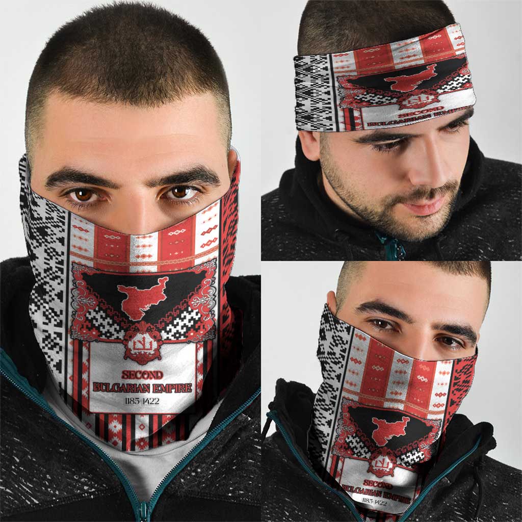 Second Bulgarian Empire Neck Gaiter Slavic Patterns - Wonder Print Shop