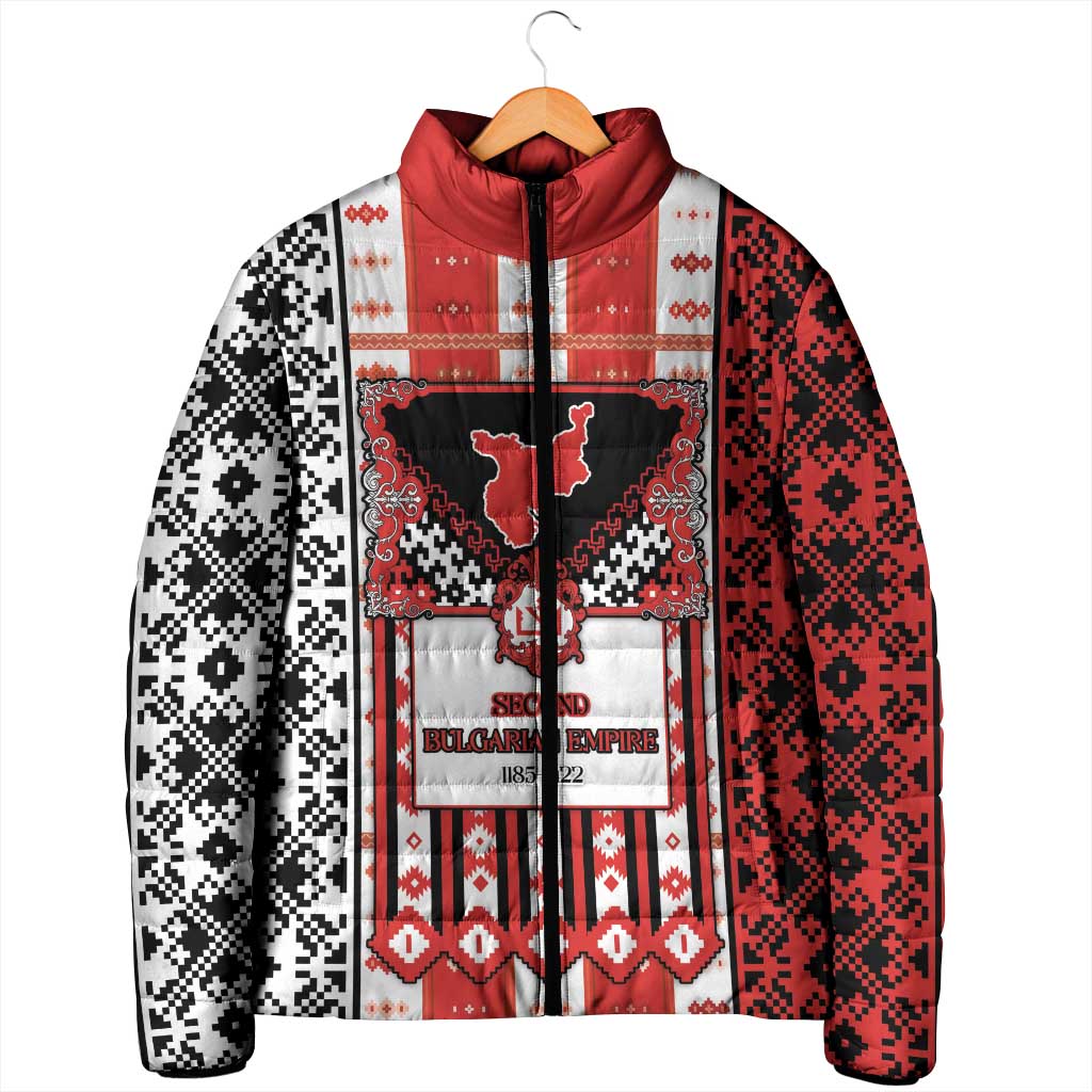 Second Bulgarian Empire Padded Jacket Slavic Patterns - Wonder Print Shop