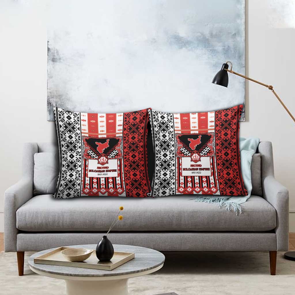 Second Bulgarian Empire Pillow Cover Slavic Patterns - Wonder Print Shop