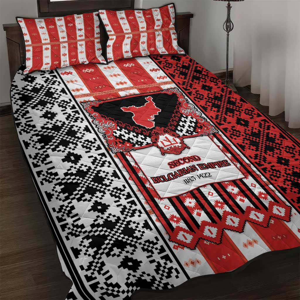 Second Bulgarian Empire Quilt Bed Set Slavic Patterns - Wonder Print Shop
