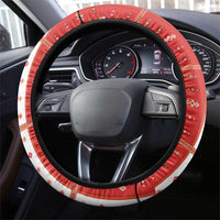 Second Bulgarian Empire Steering Wheel Cover Slavic Patterns - Wonder Print Shop