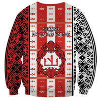 Second Bulgarian Empire Sweatshirt Slavic Patterns - Wonder Print Shop