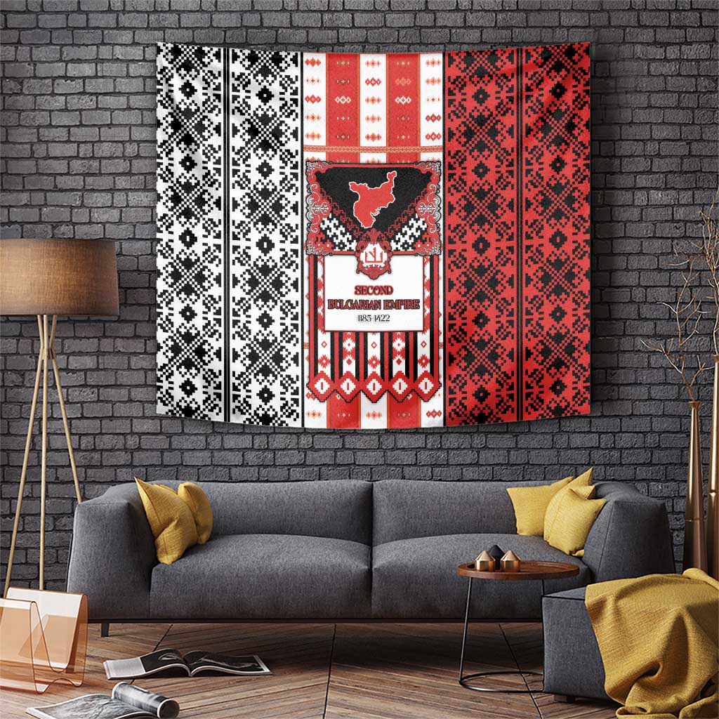Second Bulgarian Empire Tapestry Slavic Patterns - Wonder Print Shop