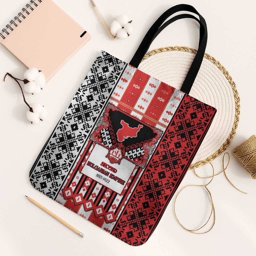 Second Bulgarian Empire Tote Bag Slavic Patterns - Wonder Print Shop