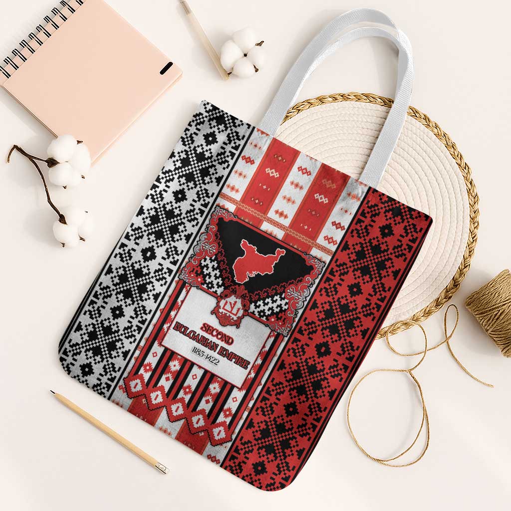 Second Bulgarian Empire Tote Bag Slavic Patterns - Wonder Print Shop