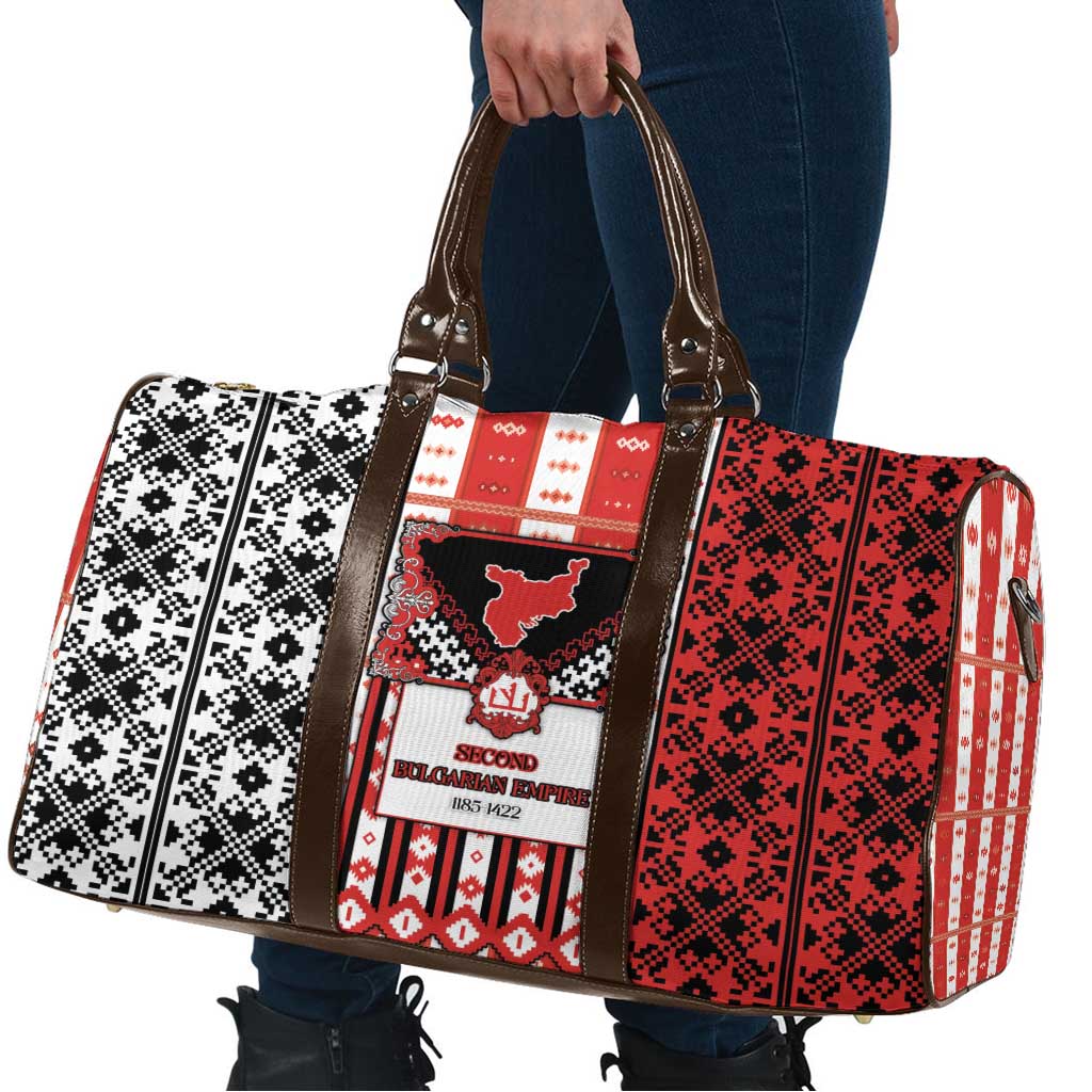 Second Bulgarian Empire Travel Bag Slavic Patterns - Wonder Print Shop