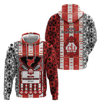 Second Bulgarian Empire Zip Hoodie Slavic Patterns - Wonder Print Shop