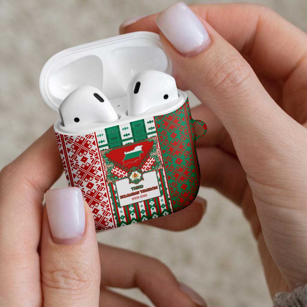 Tsardom Of Bulgaria AirPods Case Slavic Patterns - Wonder Print Shop
