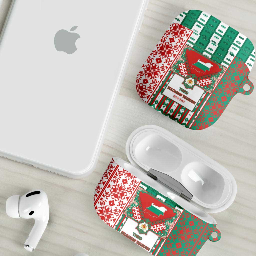 Tsardom Of Bulgaria AirPods Case Slavic Patterns - Wonder Print Shop
