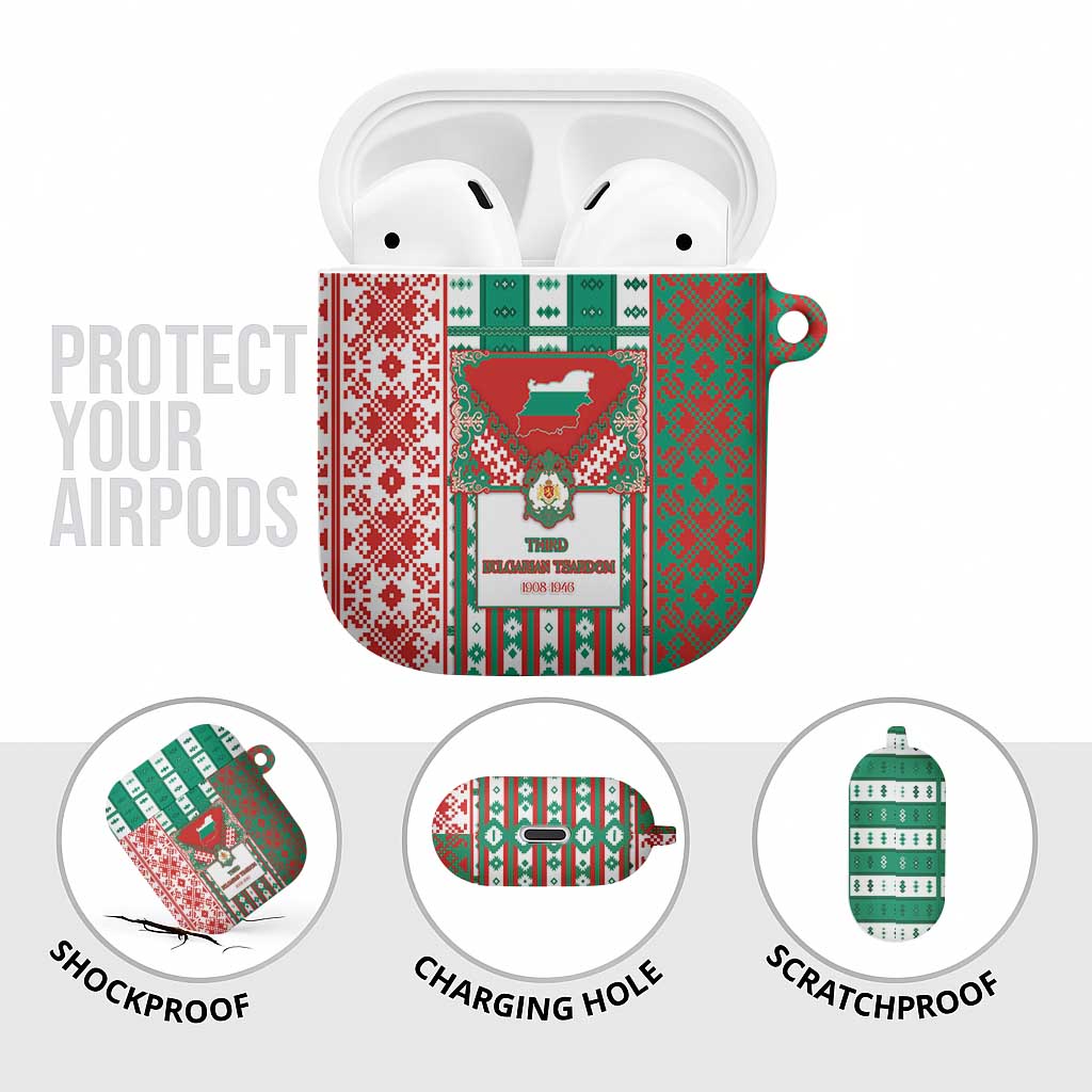 Tsardom Of Bulgaria AirPods Case Slavic Patterns - Wonder Print Shop