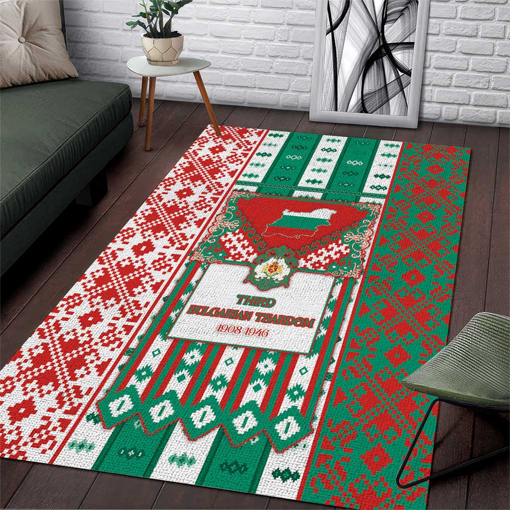 Tsardom Of Bulgaria Area Rug Slavic Patterns - Wonder Print Shop