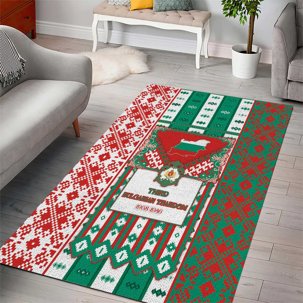Tsardom Of Bulgaria Area Rug Slavic Patterns - Wonder Print Shop