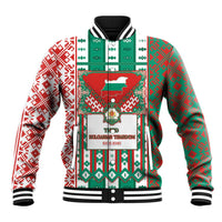 Tsardom Of Bulgaria Baseball Jacket Slavic Patterns - Wonder Print Shop