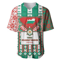Tsardom Of Bulgaria Baseball Jersey Slavic Patterns - Wonder Print Shop