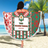 Tsardom Of Bulgaria Beach Blanket Slavic Patterns - Wonder Print Shop