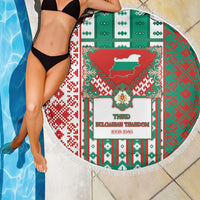 Tsardom Of Bulgaria Beach Blanket Slavic Patterns - Wonder Print Shop
