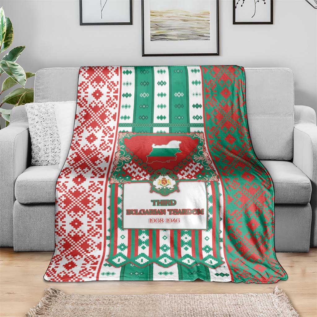 Tsardom Of Bulgaria Blanket Slavic Patterns - Wonder Print Shop