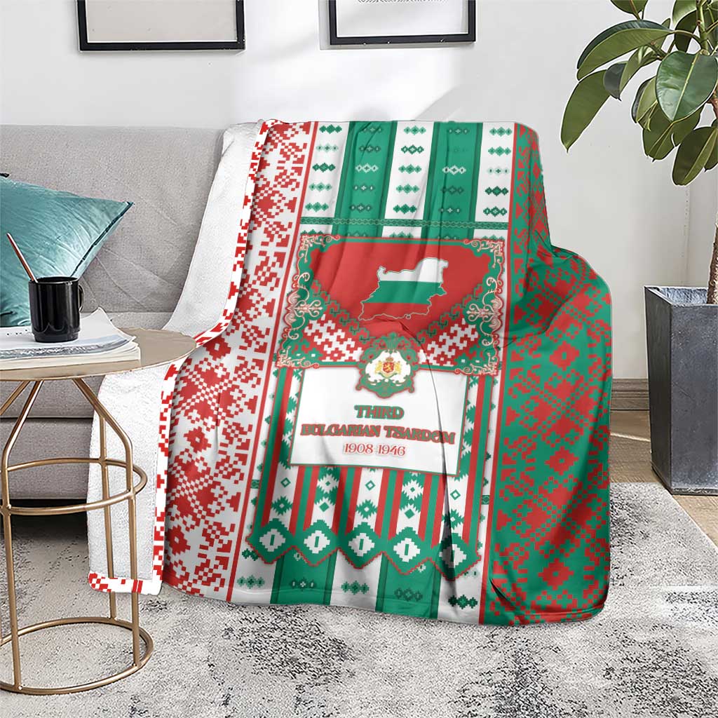Tsardom Of Bulgaria Blanket Slavic Patterns - Wonder Print Shop