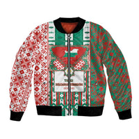 Tsardom Of Bulgaria Bomber Jacket Slavic Patterns - Wonder Print Shop