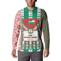 Tsardom Of Bulgaria Button Sweatshirt Slavic Patterns - Wonder Print Shop