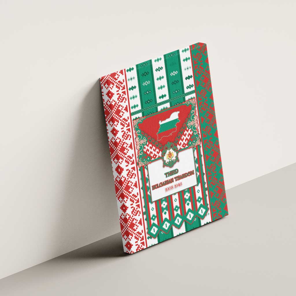 Tsardom Of Bulgaria Canvas Wall Art Slavic Patterns - Wonder Print Shop