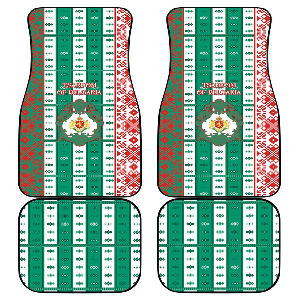 Tsardom Of Bulgaria Car Mats Slavic Patterns - Wonder Print Shop
