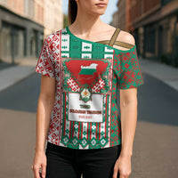 Tsardom Of Bulgaria Cross Shoulder Shirt Slavic Patterns - Wonder Print Shop