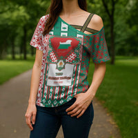 Tsardom Of Bulgaria Cross Shoulder Shirt Slavic Patterns - Wonder Print Shop