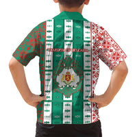 Tsardom Of Bulgaria Family Matching Summer Maxi Dress and Hawaiian Shirt Slavic Patterns - Wonder Print Shop