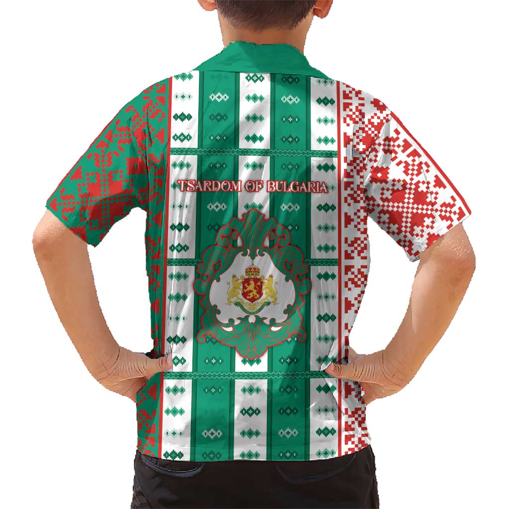 Tsardom Of Bulgaria Family Matching Tank Maxi Dress and Hawaiian Shirt Slavic Patterns - Wonder Print Shop