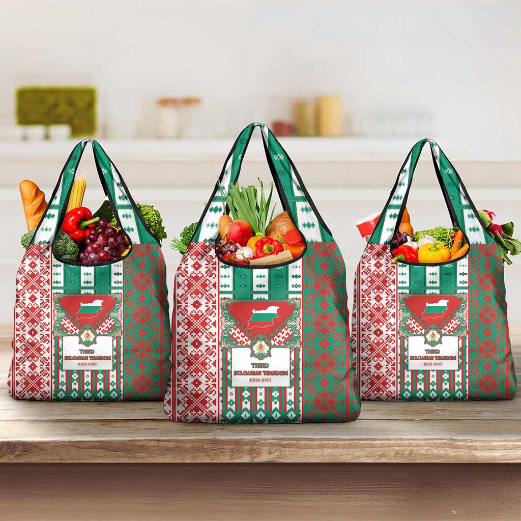 Tsardom Of Bulgaria Grocery Bag Slavic Patterns - Wonder Print Shop