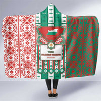 Tsardom Of Bulgaria Hooded Blanket Slavic Patterns - Wonder Print Shop