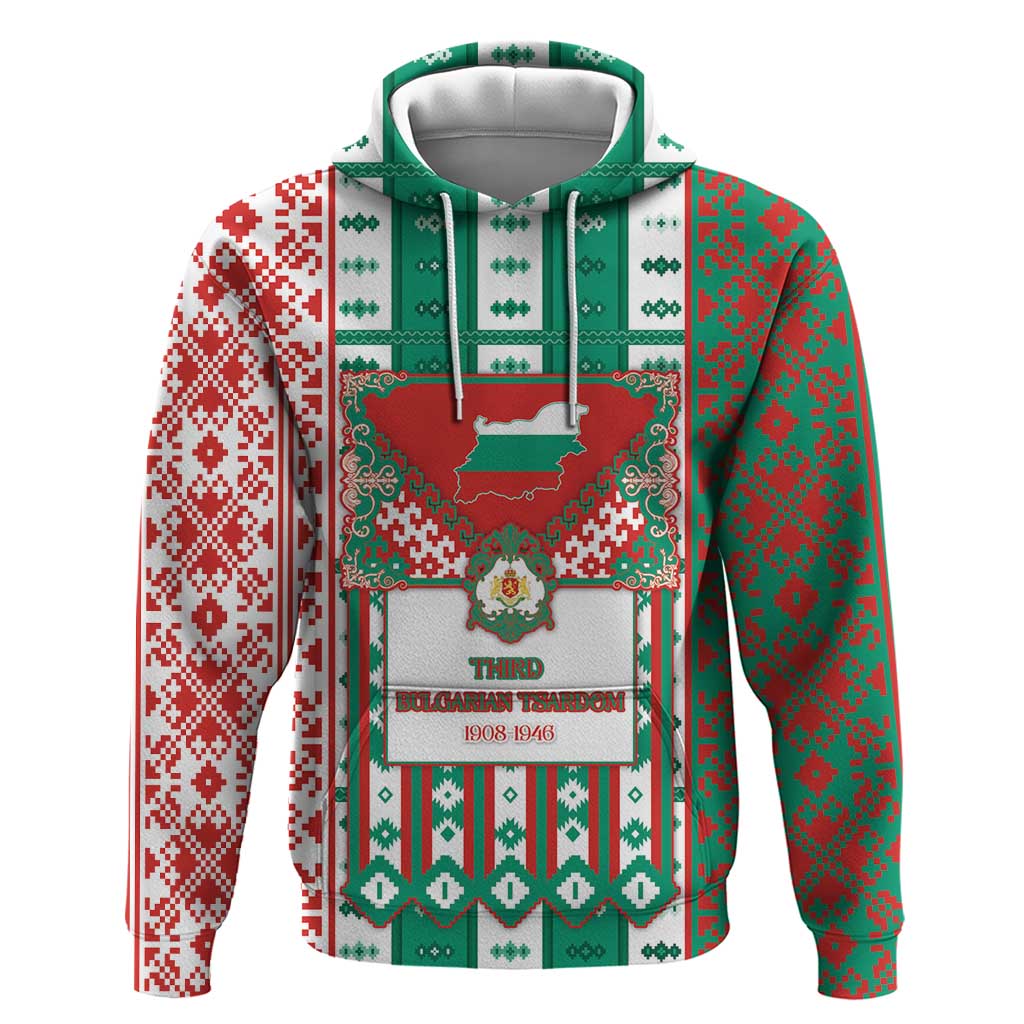 Tsardom Of Bulgaria Hoodie Slavic Patterns - Wonder Print Shop
