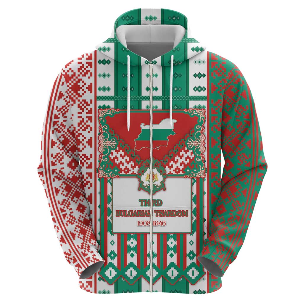 Tsardom Of Bulgaria Hoodie Slavic Patterns - Wonder Print Shop