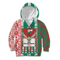 Tsardom Of Bulgaria Kid Hoodie Slavic Patterns - Wonder Print Shop