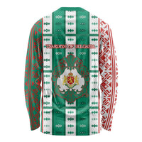 Tsardom Of Bulgaria Long Sleeve Shirt Slavic Patterns - Wonder Print Shop