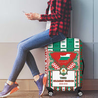 Tsardom Of Bulgaria Luggage Cover Slavic Patterns - Wonder Print Shop