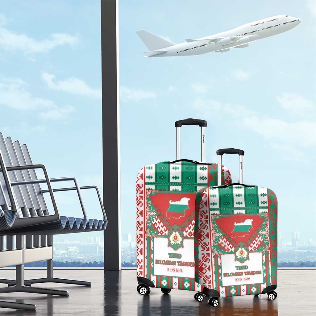 Tsardom Of Bulgaria Luggage Cover Slavic Patterns - Wonder Print Shop